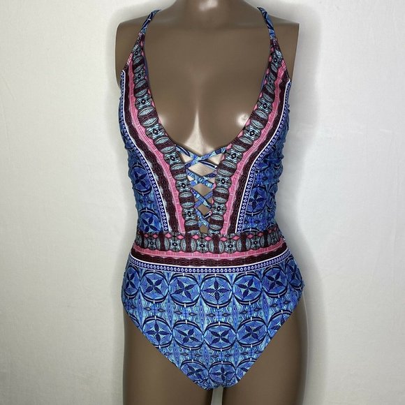 La Blanca Other - 🔺SOLD🔺La Blanca Realist Geometric StrappSwimsuit